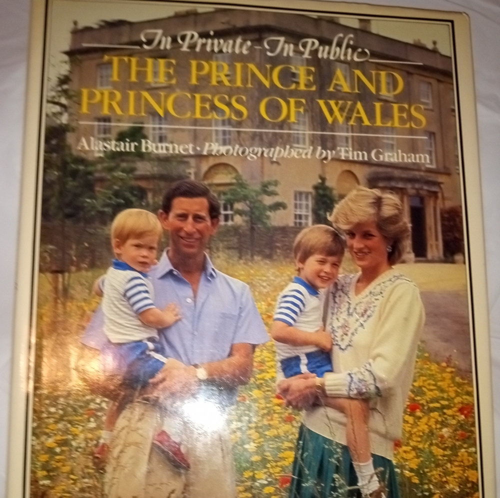 The Prince and Princess of Wales hardback book detailing their life together.